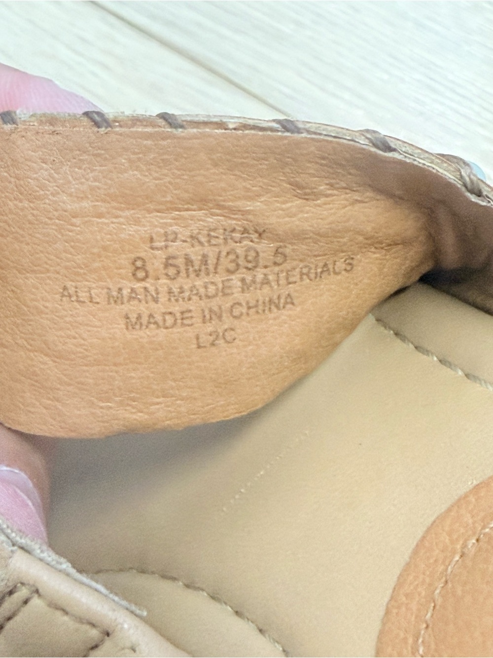 Lucky Brand Kekay Sandstorm Santa Fe toe ring sandals size 8.5 - Picture 6 of 7